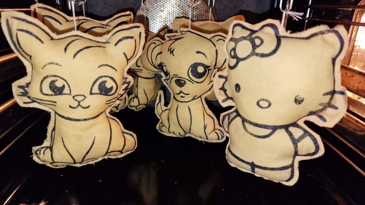 Заготовки игрушек-раскрасок