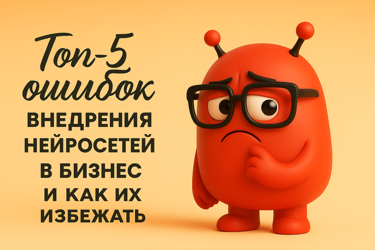    Топ-5 ошибок внедрения нейросетей в бизнес и как их избежать Никита Титов
