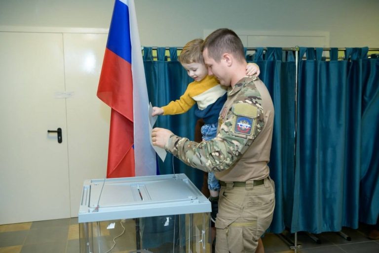    В Оренбурге проголосовал председатель Ассоциации ветеранов СВО Кирилл Санков Оренбуржье