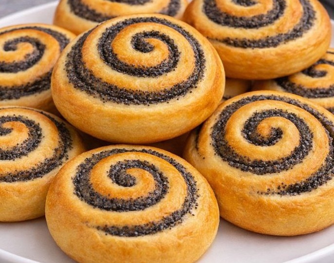 БУЛОЧКИ С МАКОМ. Пышные, ароматные, с самой сладкой начинкой! Хит домашней выпечки