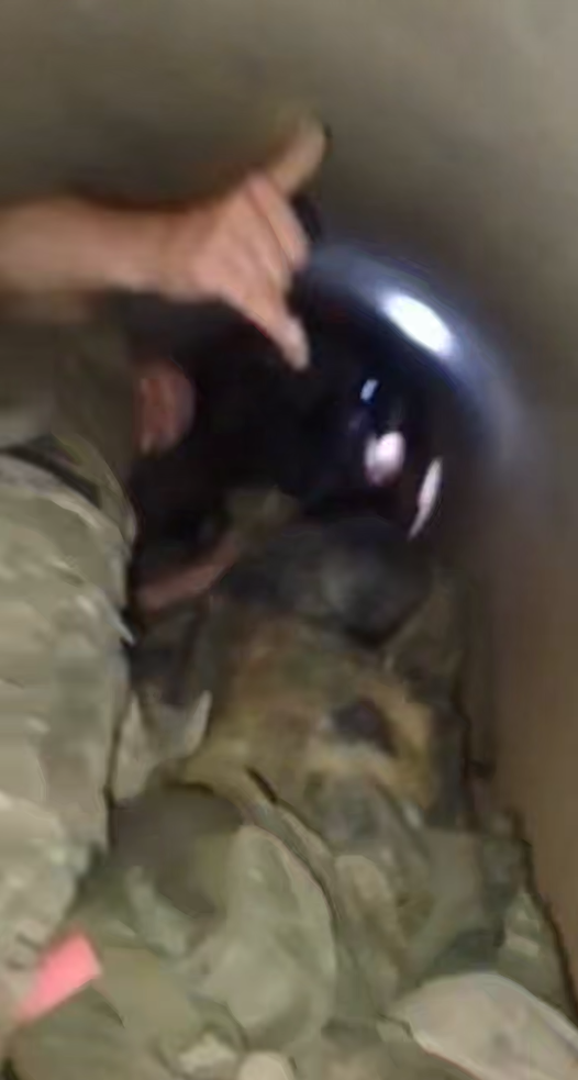 Стоп-кадр из видеоролика, записанного непосредственно в трубе