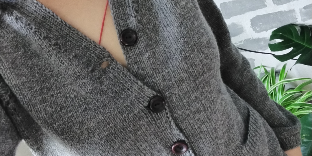 Вязаный спицами Жакет, описание