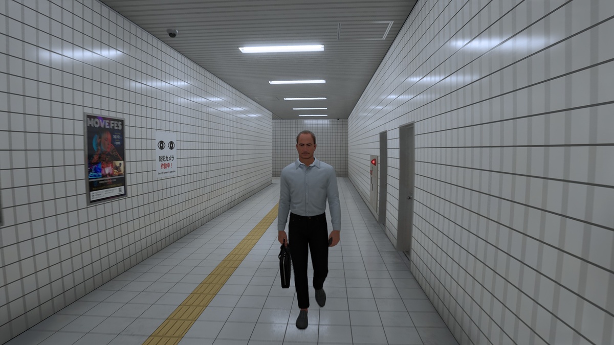 Не очень четкий мужичок на Unreal Engine 5, однако