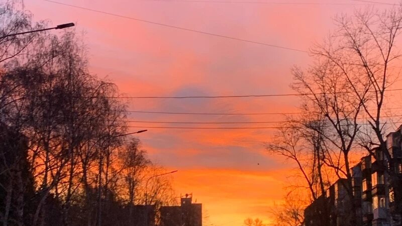     Осень в Барнауле. Закат. altapress.ru