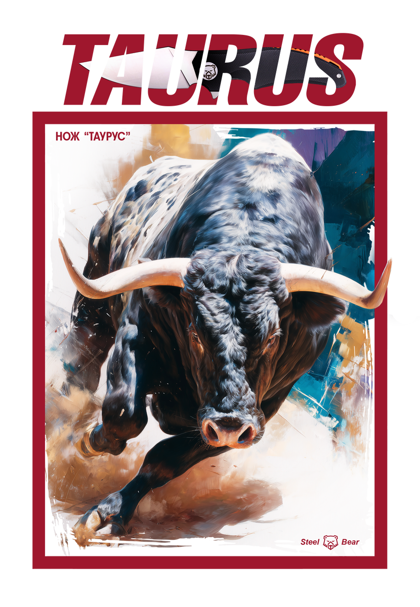 Нож "ТАУРУС" - идеальный подарок для Тельцов... и не только.