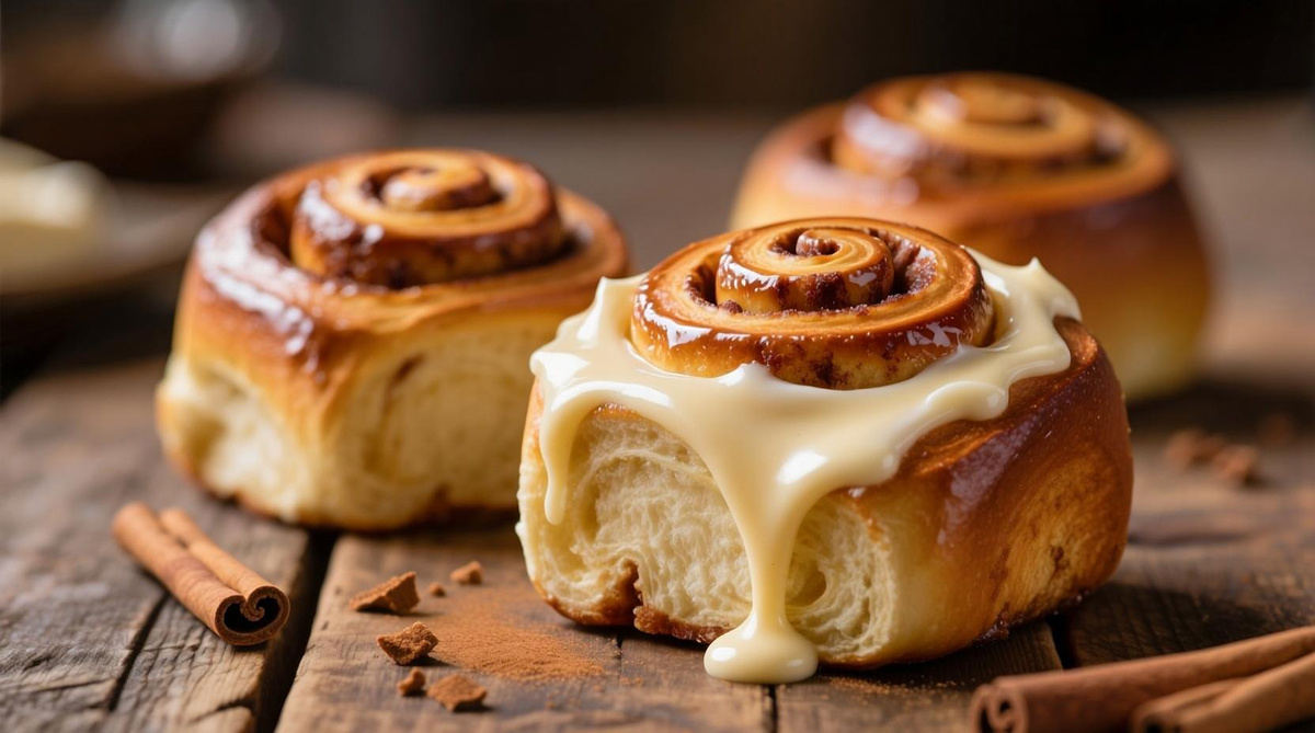 Булочки с корицей и крем-чиз