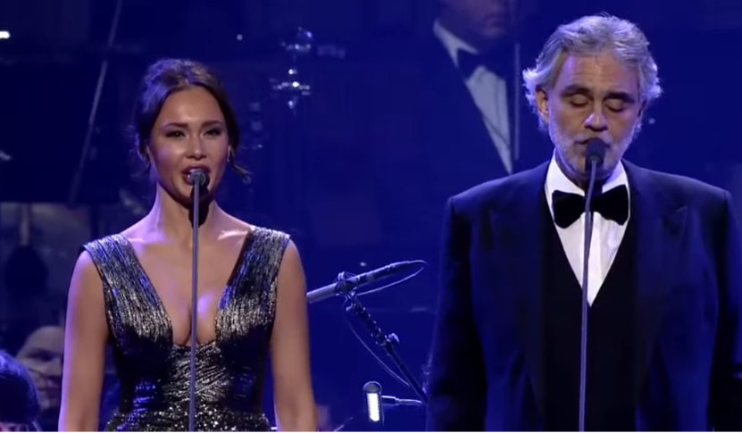 АИДА ГАРИФУЛЛИНА И  АНДРЕА  БОЧЕЛЛИ