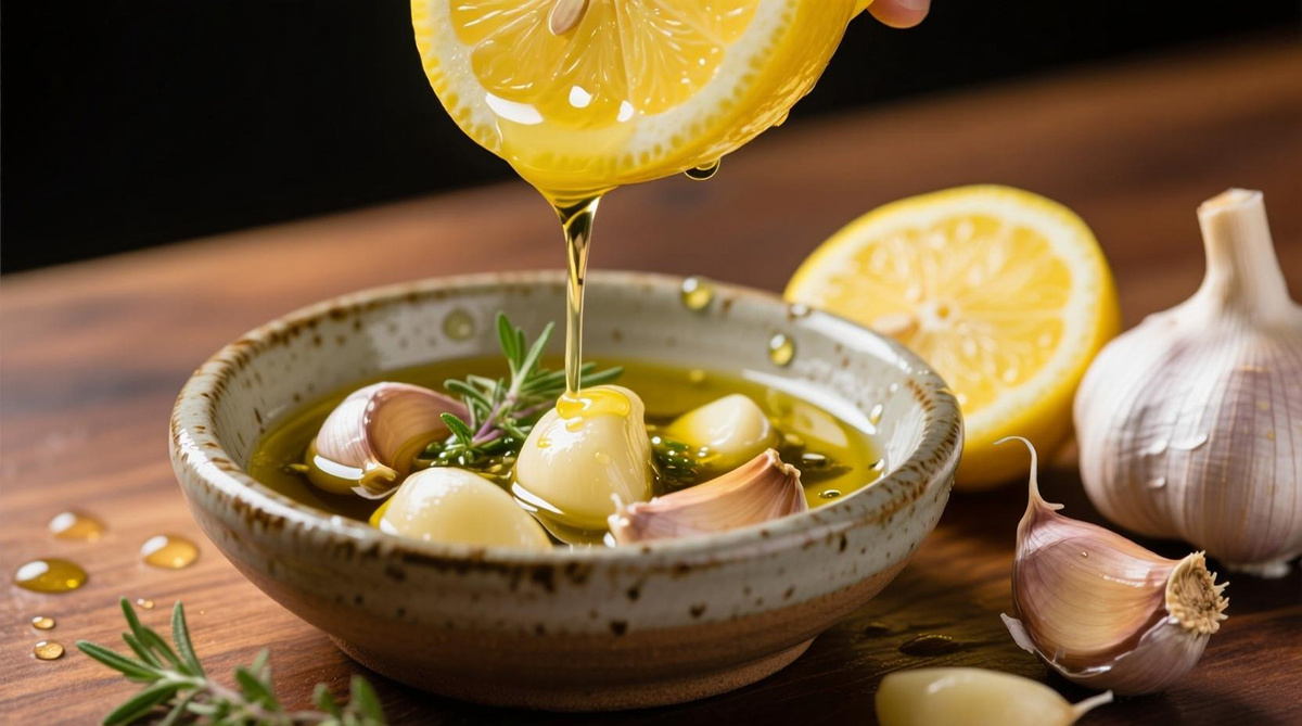 Лимонно-чесночный маринад