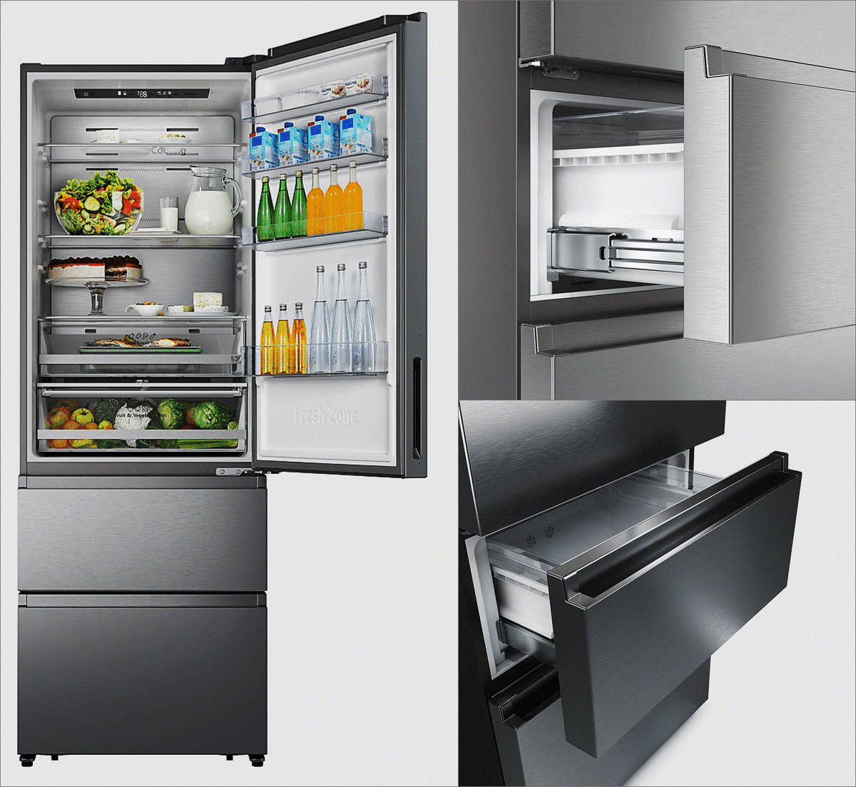 Холодильник (Side-by-Side) Премиум Gorenje NRM720FSXL4