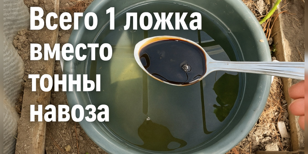 Всего 1 ложка вместо тонны навоза. Как повысить плодородие почвы, чтобы в следующем году был богатый урожай