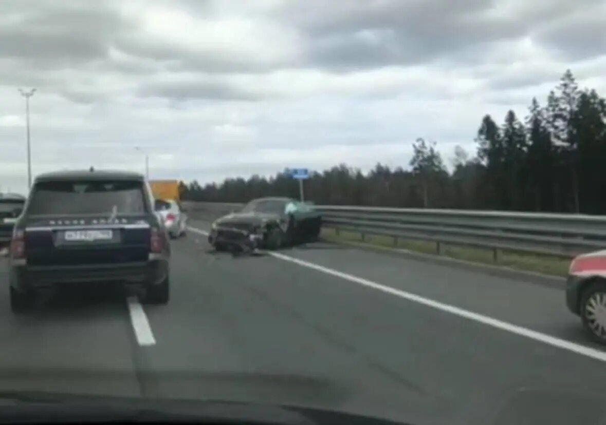    Фото: скриншот видео телеграм-канала Мегаполис | ДТП и ЧП | Санкт-Петербург | Питер