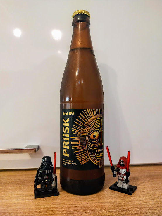 Вот такая, извините, рожа на этикетке)))