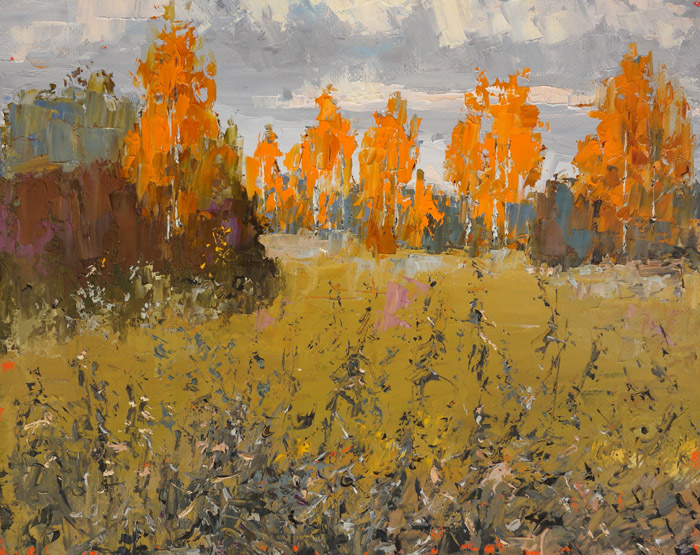 Олег Аверченков. Крапива. Холст, масло. 40 x 50 см