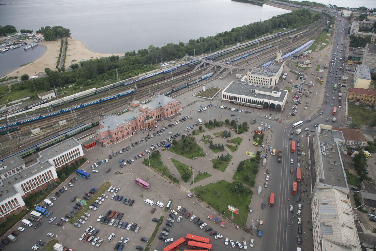 Казани Вокзал Поезд 2008г