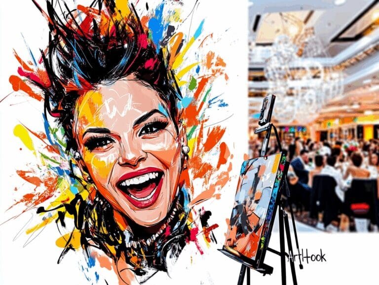    Портретист на свадьбу: как живое искусство превращает ваш праздник в незабываемое событие Art-Hook.Ru