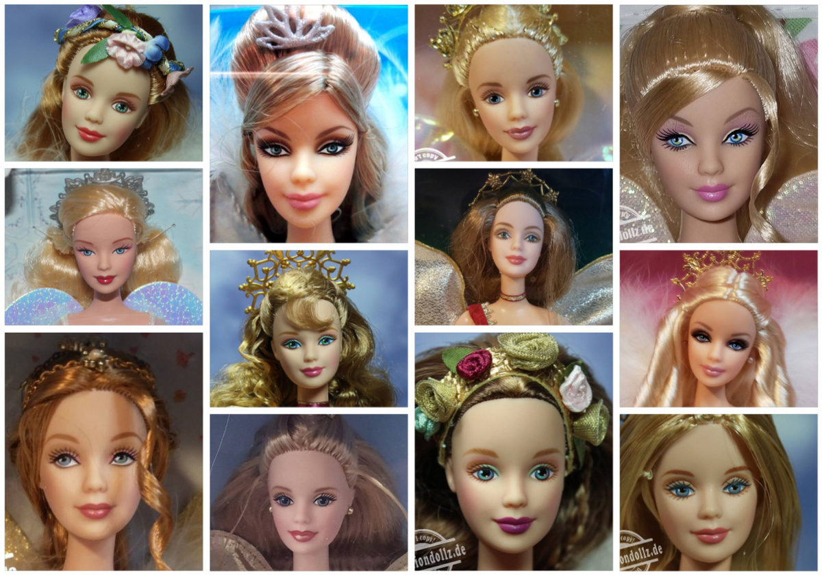 Коллаж. Barbie Ангелов на молде Маки