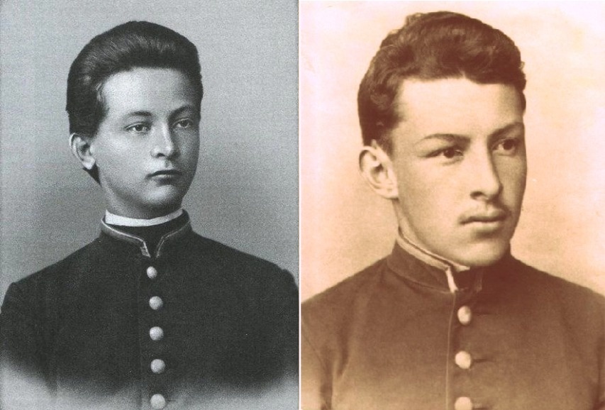 Дзержинский слева, Ульянов справа