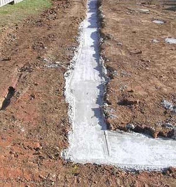 Прототип ленточного фундамента