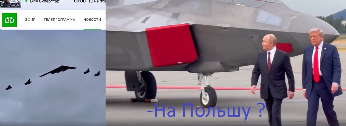 Коллаж из эфира НТВ. Не с Аляски ли их запустили ?