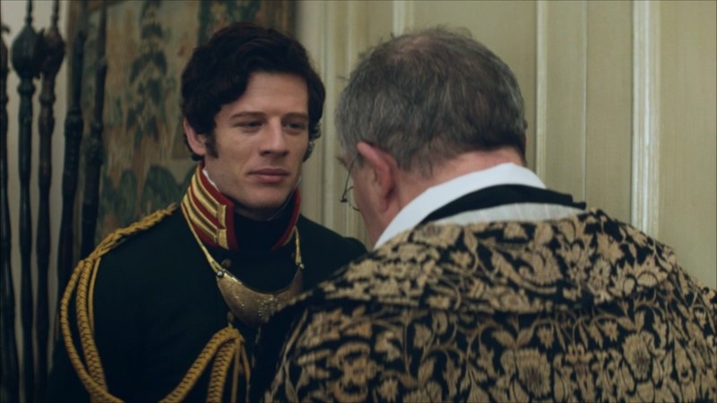 Андрей Болконский перед отцом. Кадр из сериала "Война и мир" (2016).