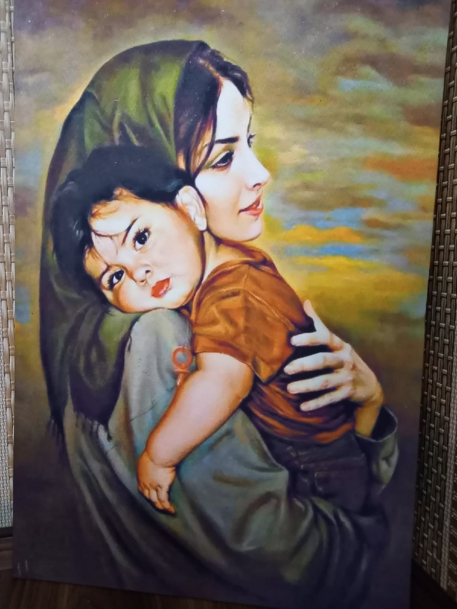 Эта картина - из кафе тетушки Инги в Тбилиси. Именно она ассоциируется у меня теперь с Грузией.