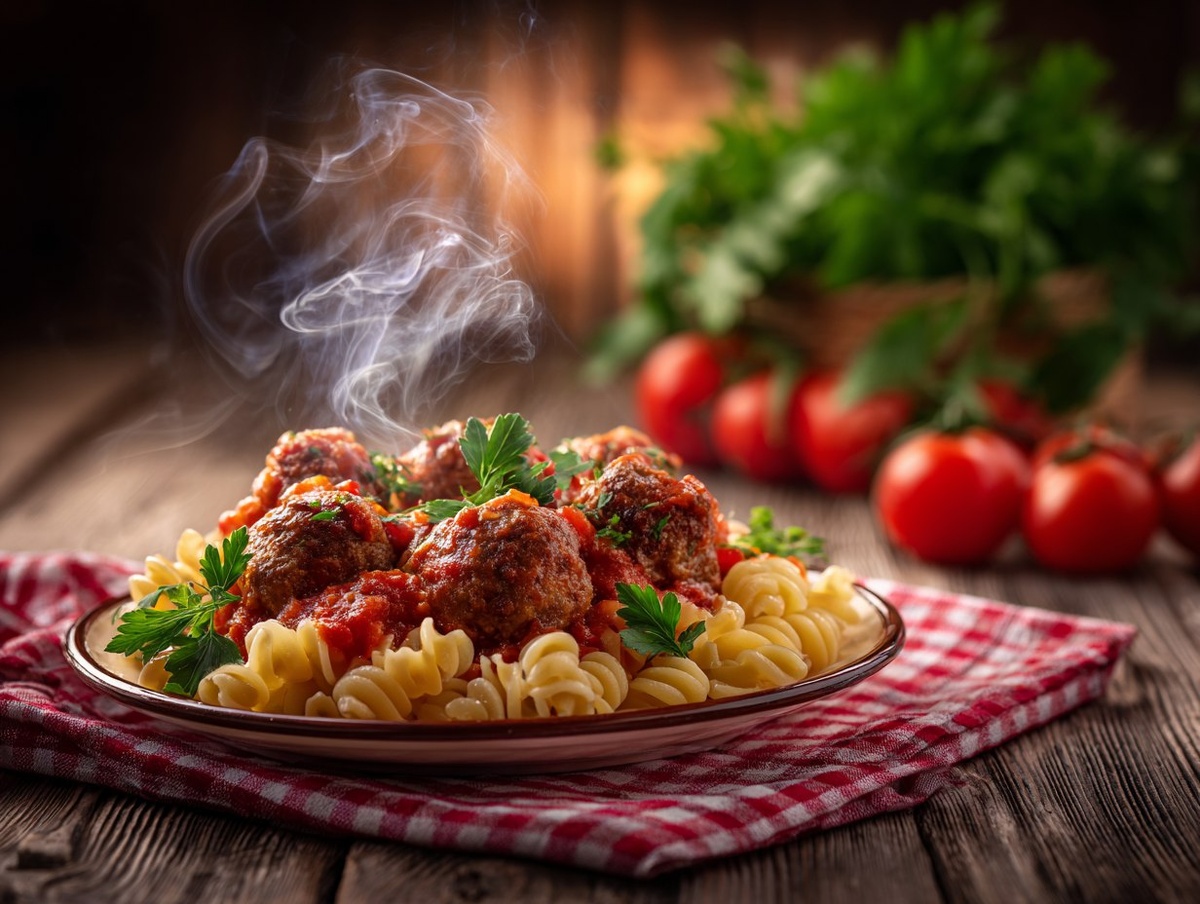 Что можно приготовить из спагетти и мяса