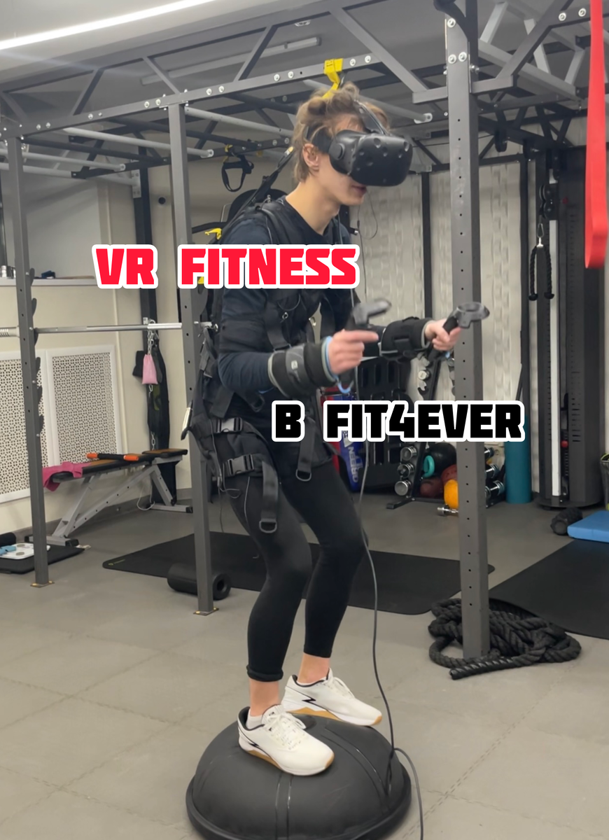 Технологичные EMS тренировки в VR (виртуальной реальности) в FIT4EVER.