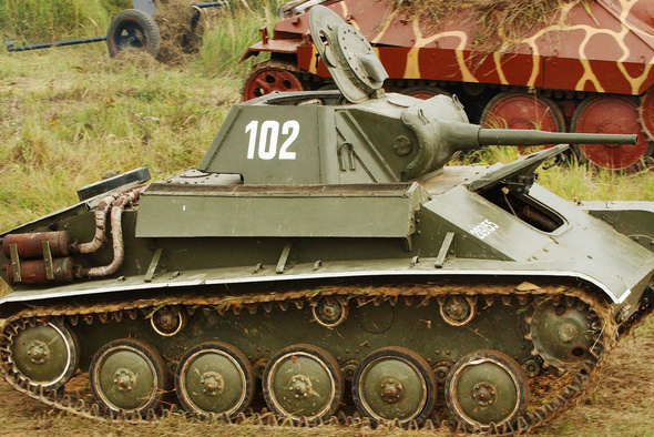     Советский танк Т-70. Юрий Машков/ТАСС, архив
