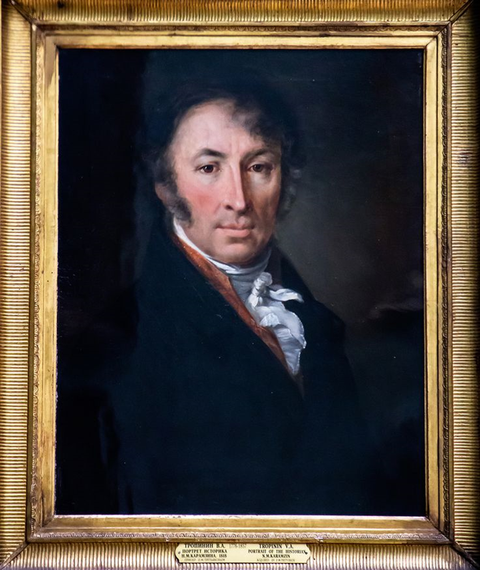 Портрет историка Карамзина кисти Василия Ивановича Тропинина