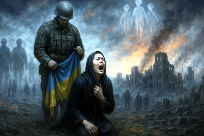 Лицо Украины сейчас выглядит именно так.. 