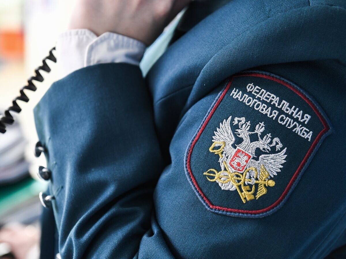    Нашивка Федеральной налоговой службы© РИА Новости . Константин Михальчевский