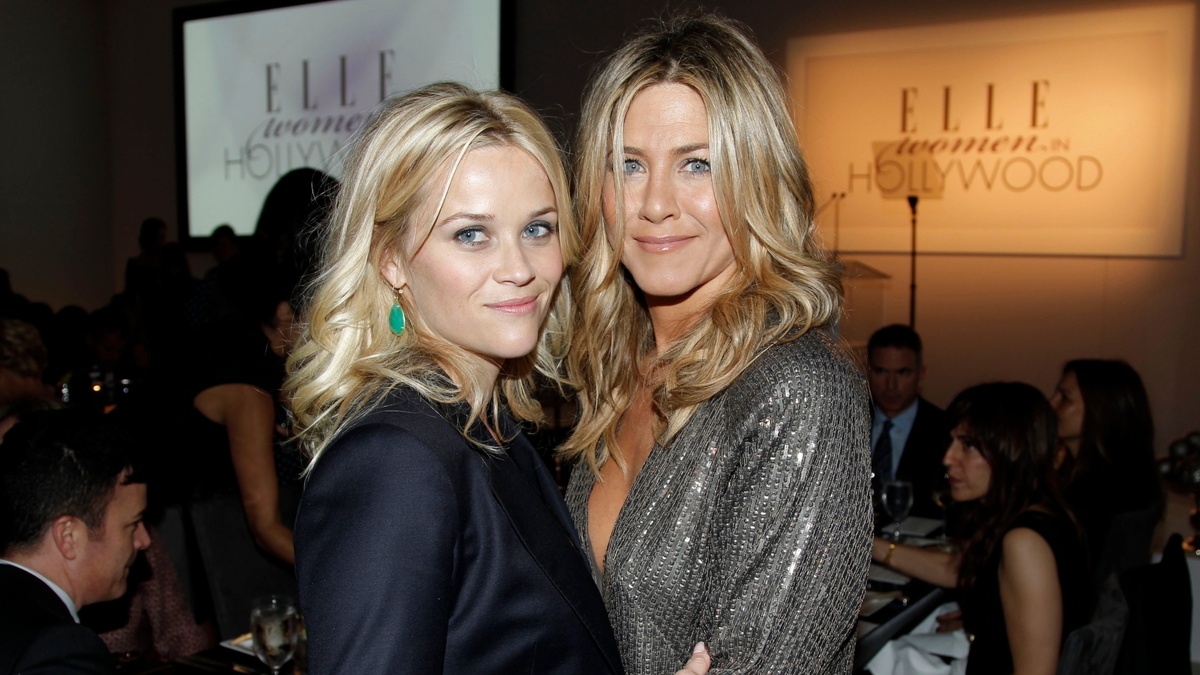 Дженнифер Энистон и Риз Уизерспун