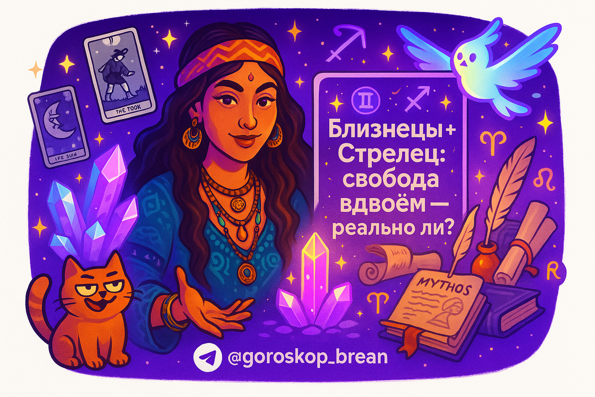    Близнецы и Стрелец в отношениях как искусство свободной любви без границ Мария