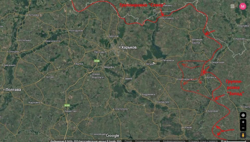    Карта: телеграм-канал Юрия Подоляки