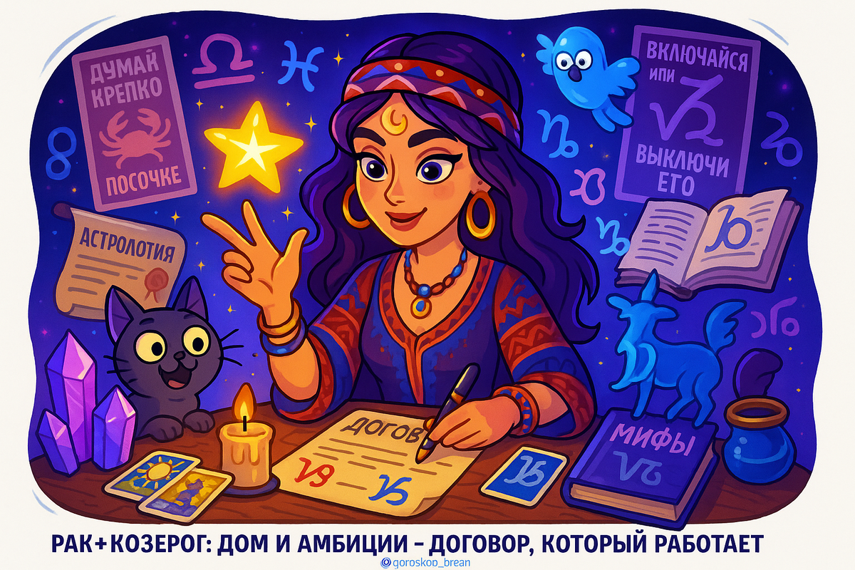    Рак и Козерог амбиции как ключ к успеху и эмоциональной глубине их союза Мария