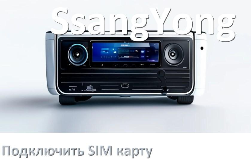 
Как к магнитоле SsangYong подключить SIM карту и вставить на Андроид