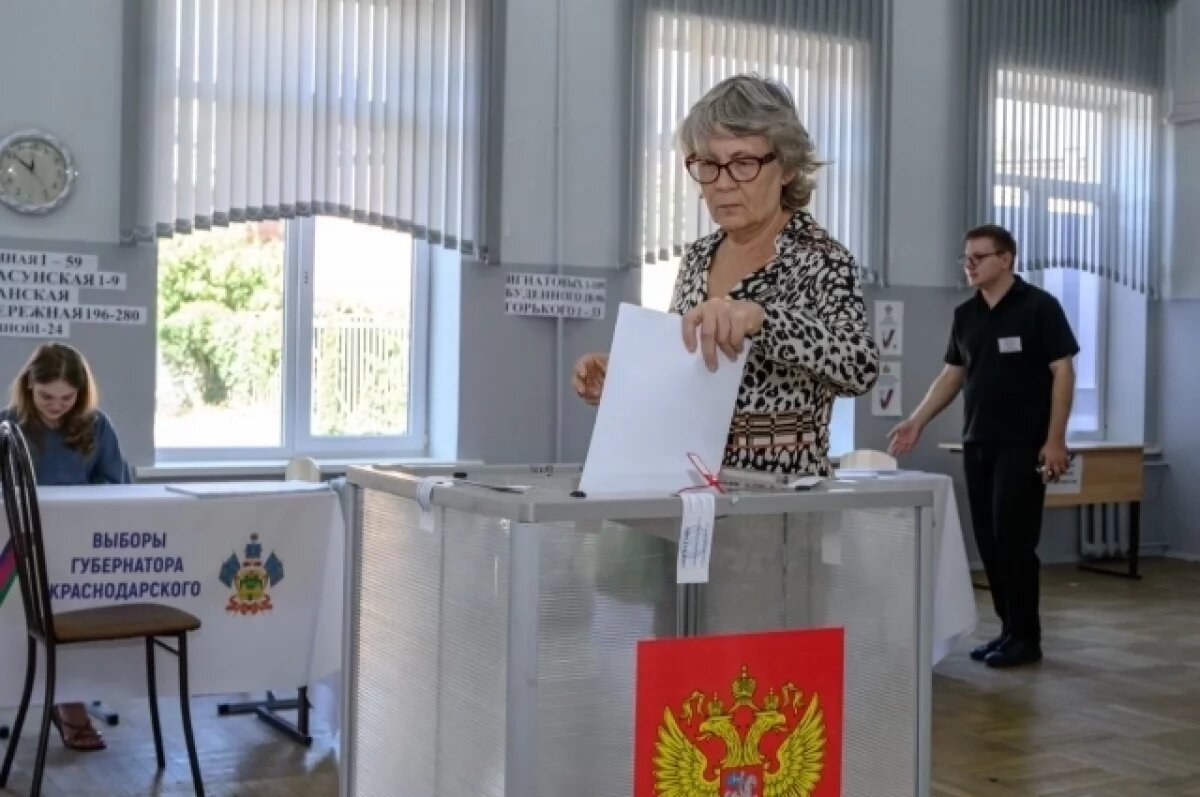    На Кубани стартовал третий день голосования на выборах губернатора