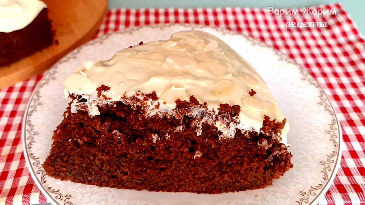 📌 Кабачково-шоколадный пирог - влажный, мягкий, нежный и оооочень шоколадный!