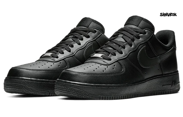  Nike Air Force 1 Low (Triple Black)