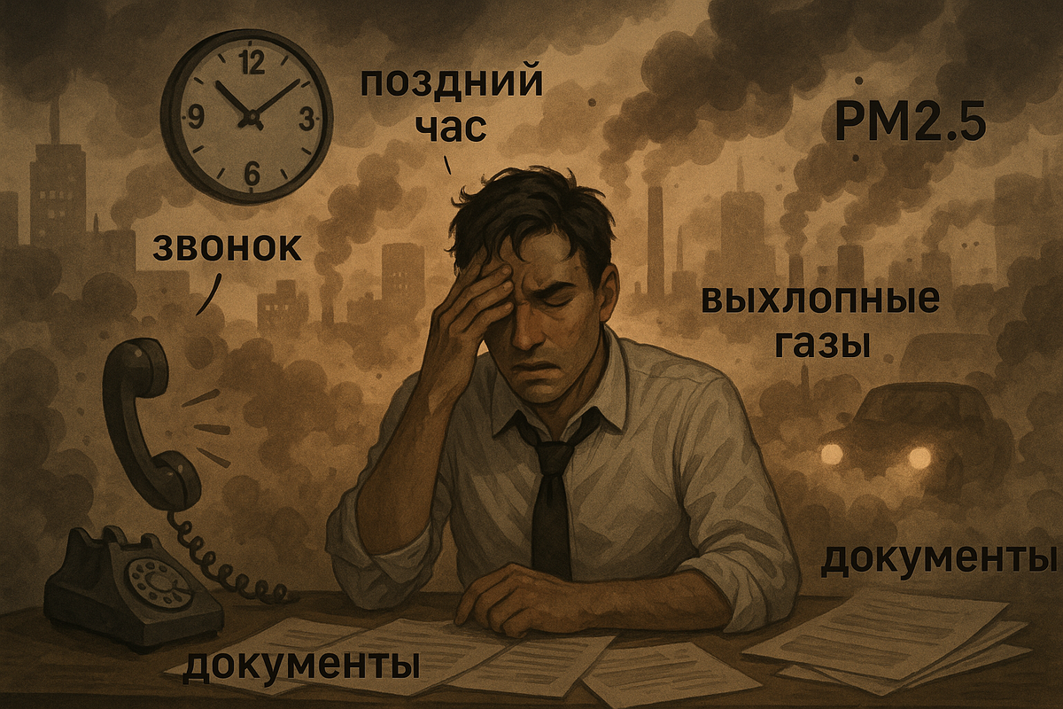 Двойной удар стресса и экологии по здоровью