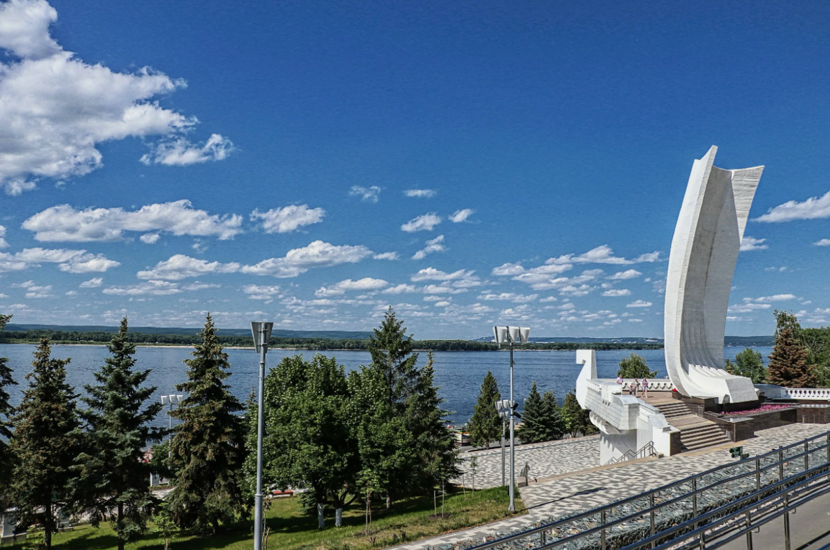 набережная Самары у Ладьи