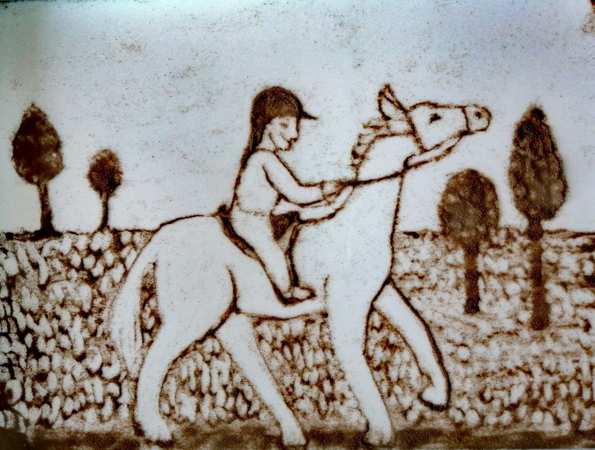 Рисунок на песке