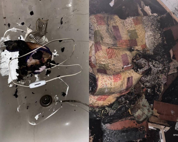     В Железногорске произошел пожар из-за электрогрелки