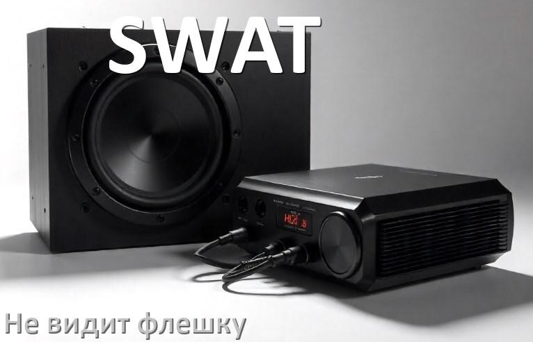 
Почему магнитола SWAT не видит флешку и не читает