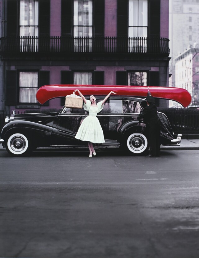Красное каноэ, 1957. Фотограф Уильям Хелберн