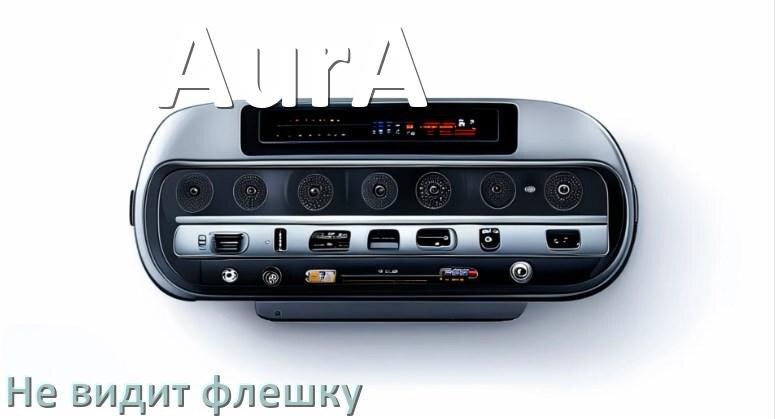 
Почему магнитола AurA не видит флешку и не читает