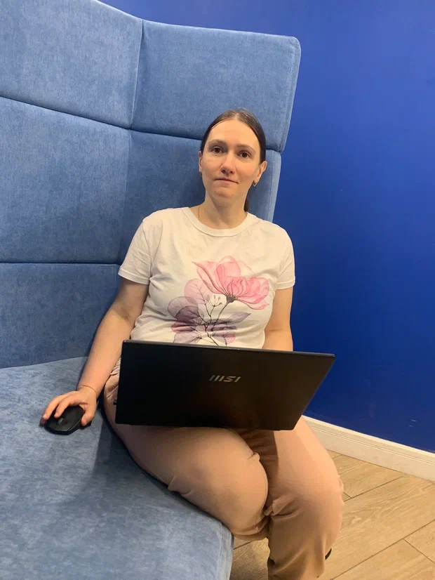 Фоточка меня за работой