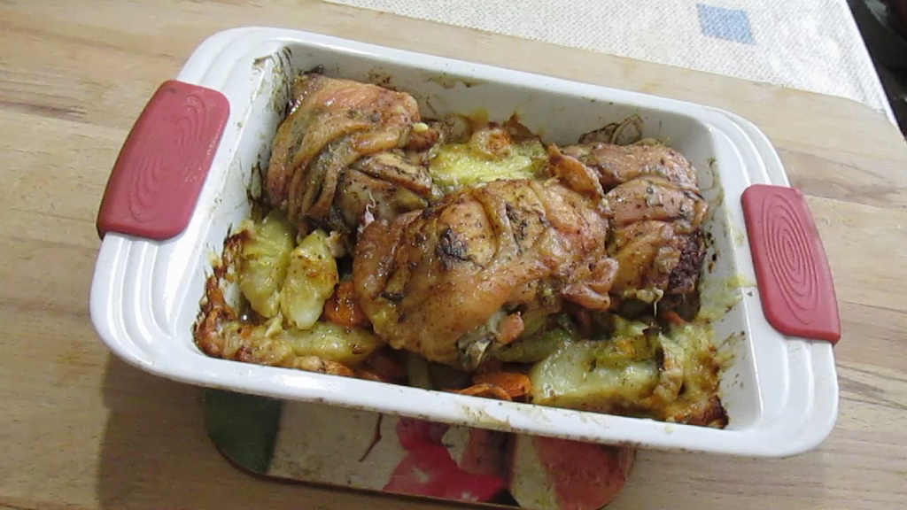 Готовая курица.