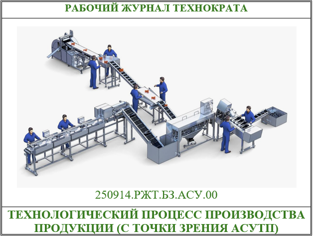 Технологический процесс производства продукции (с точки зрения АСУТП)