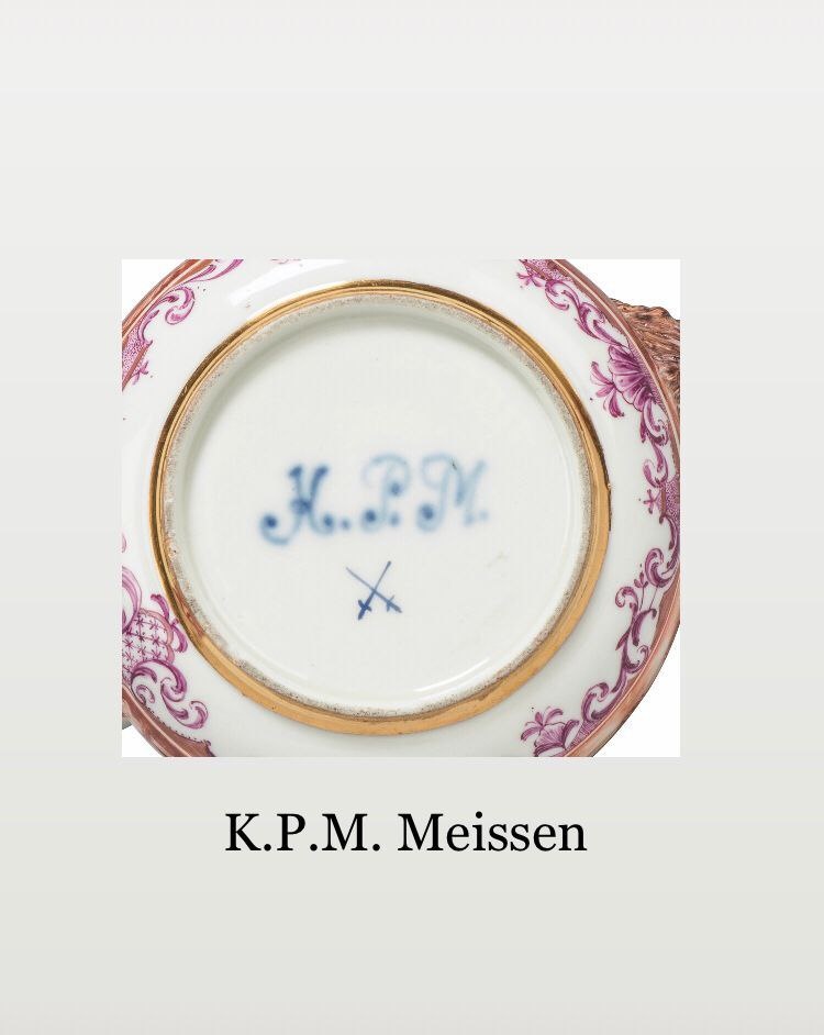 Маркировка Meissen 1720-е